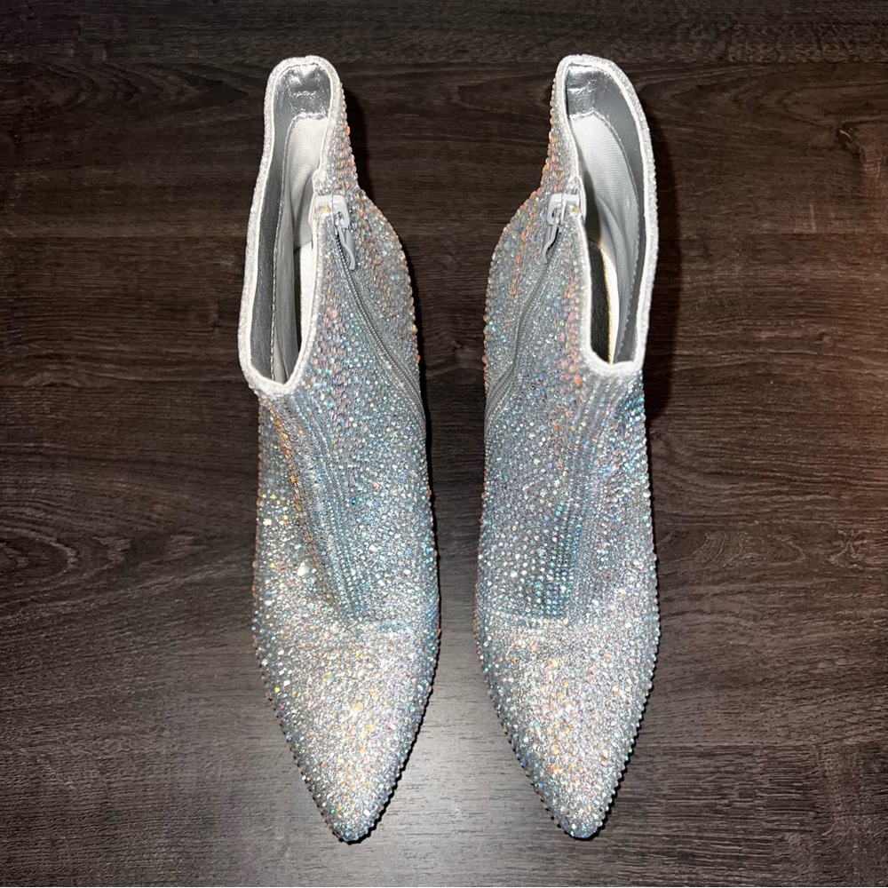 Rhinestone Ankle Boots - Picture 3 of 4